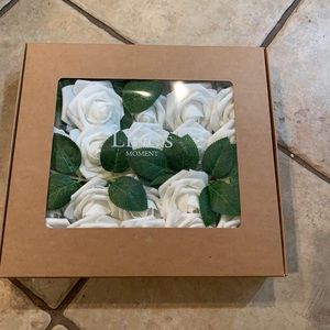 Artificial suede like roses